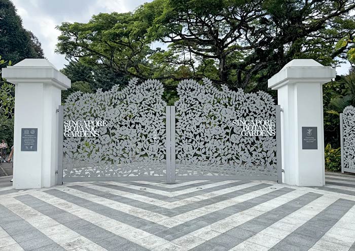 Entrance of Singapore Botanic Gardens