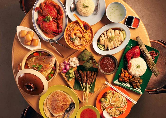 All kinds of Singapore Food