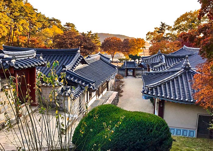 Dosan Seowo Autumn View in Andong