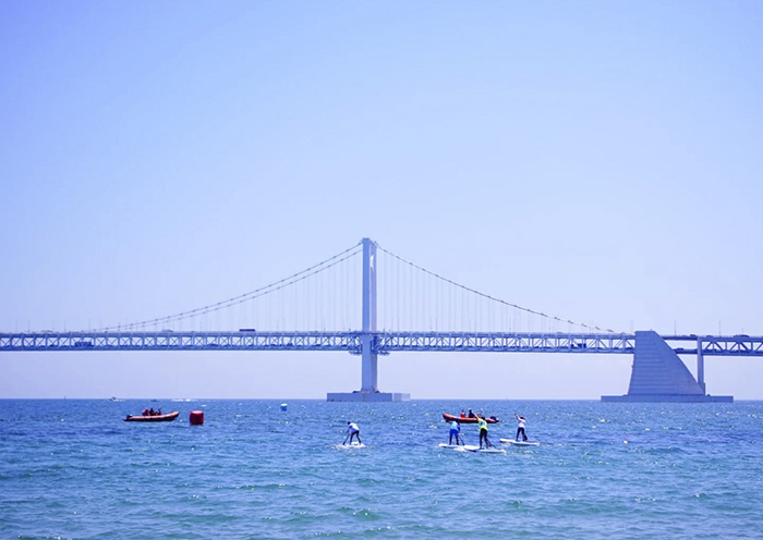 Beautiful View from Gwangalli Beach Beautiful View from Gwangalli Beach