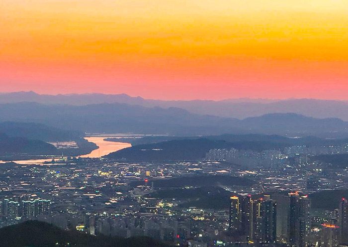 Daegu Nightview at Apsan Observatory