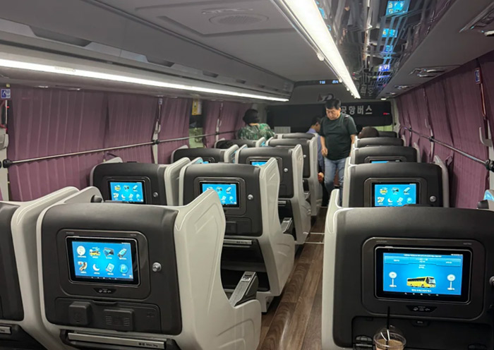 Deluxe Express Bus in South Korea