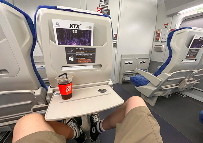 Economy Class of KTX Bullet Train