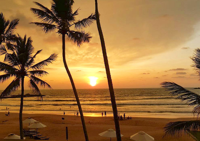 Sunset at Bentota Beach