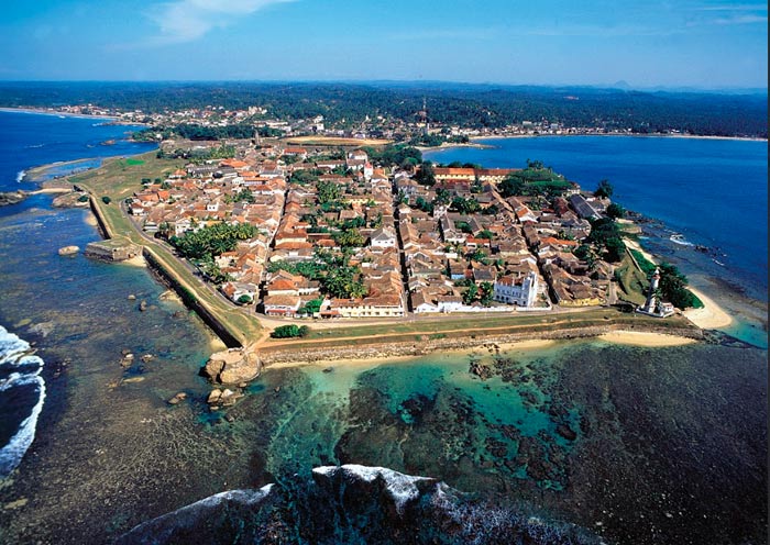 Magnificent panoramic view of Galle Fort