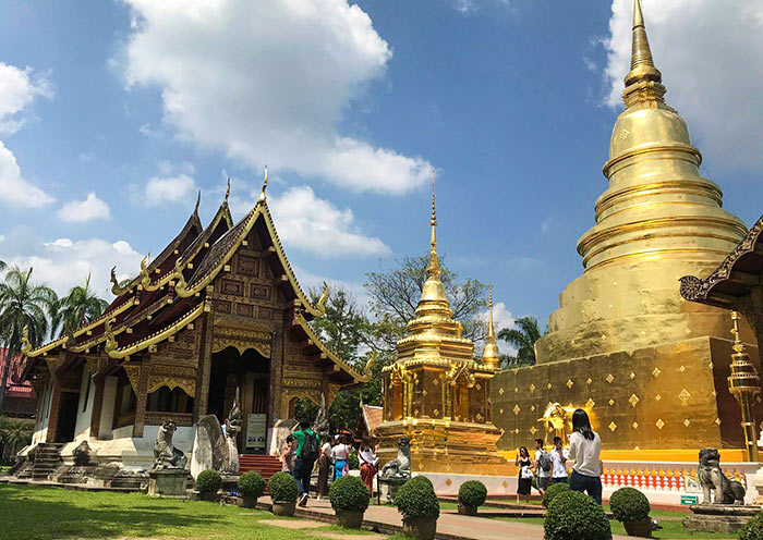 Golden pagoda of Wat Phra Singh