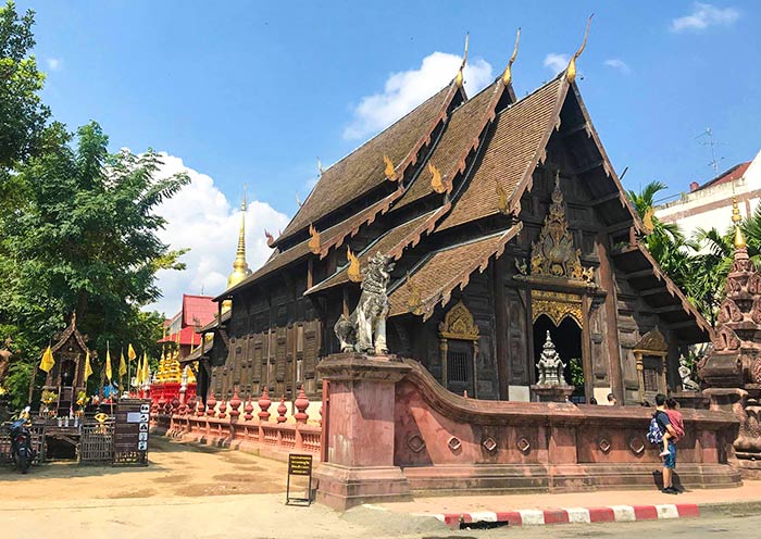 Teakwood Temple, Chiang Mai Teakwood Temple, Chiang Mai