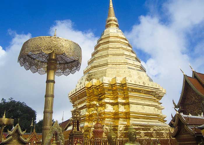 Golden chedi (Reliquary Stupa), Wat Doi Suthep