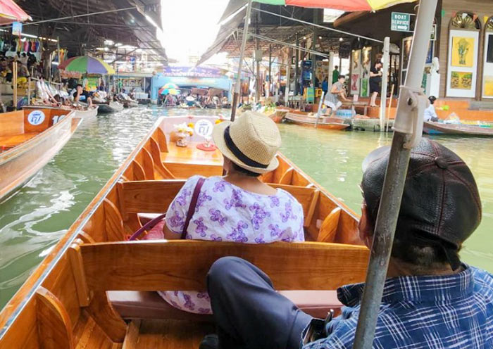 Boat in Damnoen Saduak Floating Market