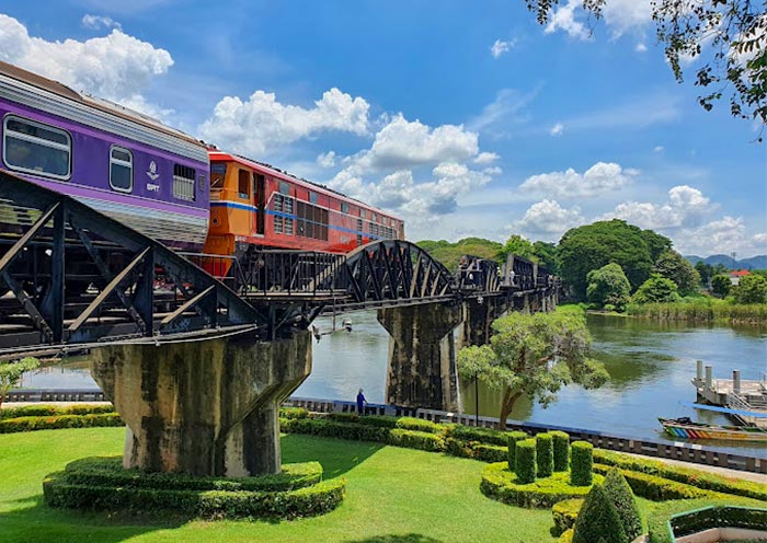 the Death Railway, Kanchanaburi