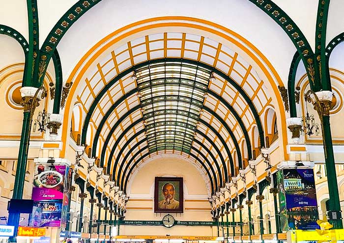 Step inside to admire the soaring ceilings