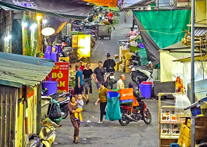 The historic center of Hanoi