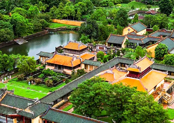 the imperial capital and the seat of power for the Nguyen emperors