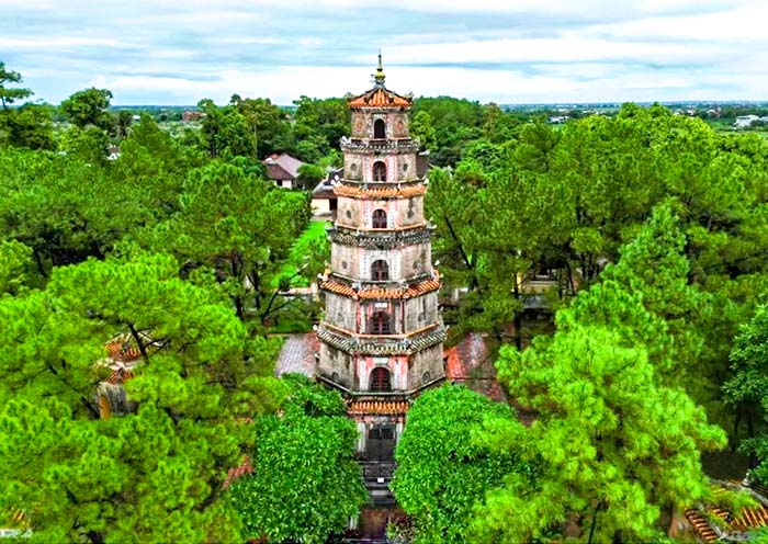 Thien Mu Pagoda is a seven-story Buddhist pagoda