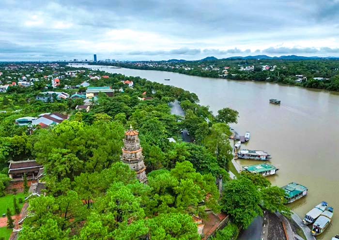 Take a leisurely boat cruise down the Perfume River