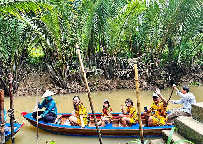 Fresh Mekong Delta breezes caress your face
