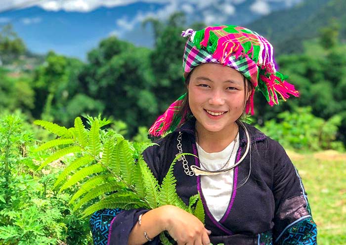 Ethnic minority at Giang Ta Chai