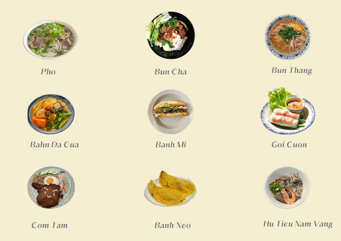 Vietnam Traditional Food