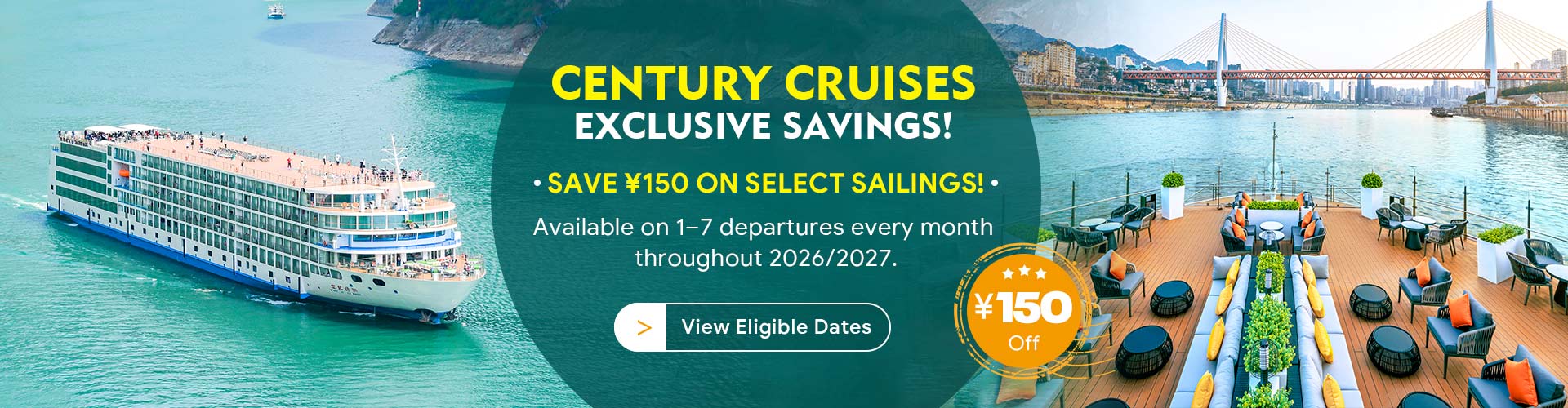 Century Cruise Exclusive Saving 2026/2027
