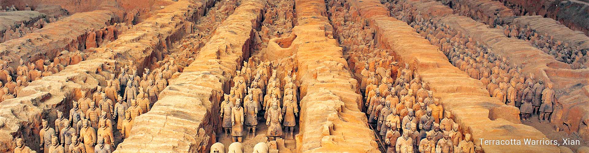 Visit the historical Xian to see the miraculous Terracotta Army and other essence of ancient relics.