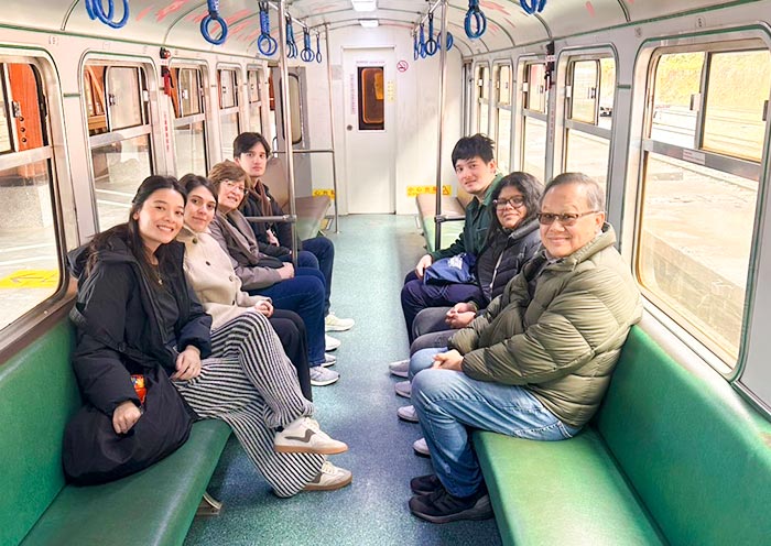 Alishan Forest Railway Inside Alishan Forest Railway Inside