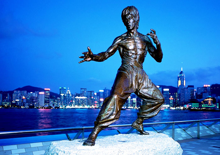 Night View of Avenue of Stars, Hong Kong
