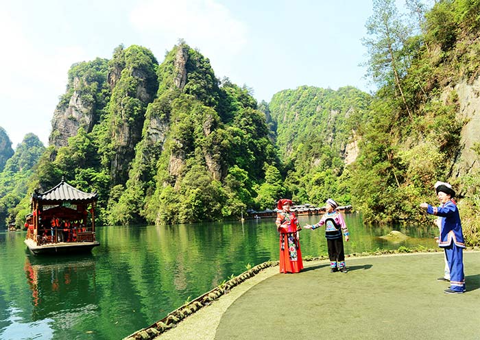 Boating on Baofeng Lake, Zhangjiajie