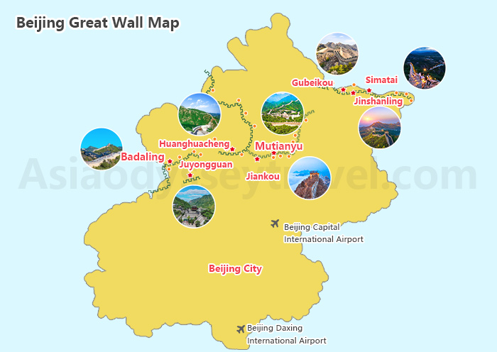 Great Wall of China near Beijing