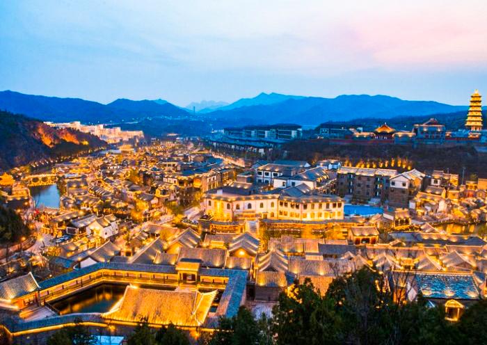Gubei Water Town at Night