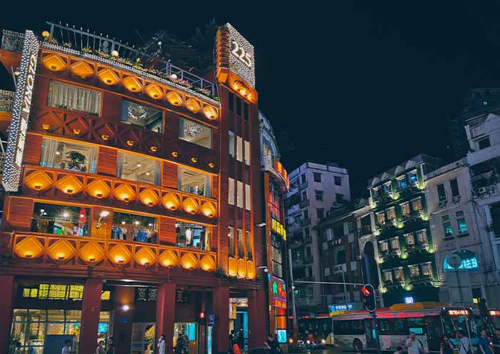 Beijing Road at Night Beijing Road at Night