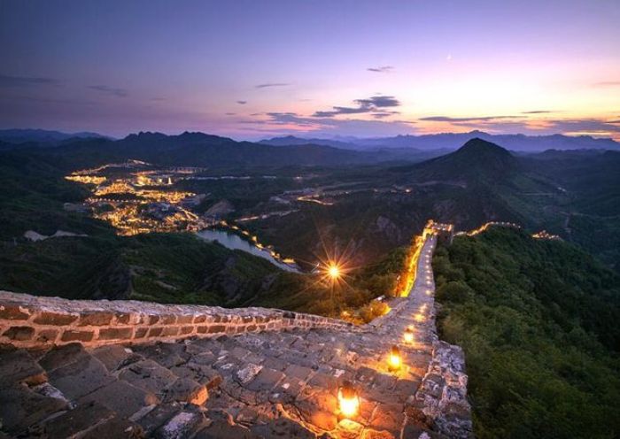 Simatai Grreat Wall at Night
