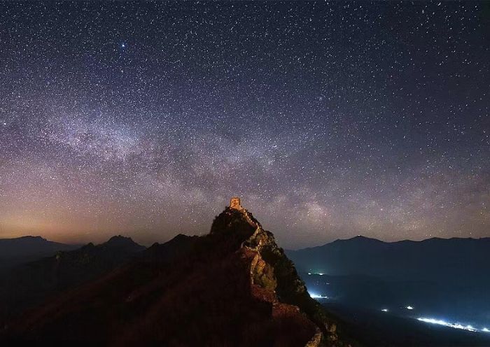 Simatai Great Wall Nightview, Beijing