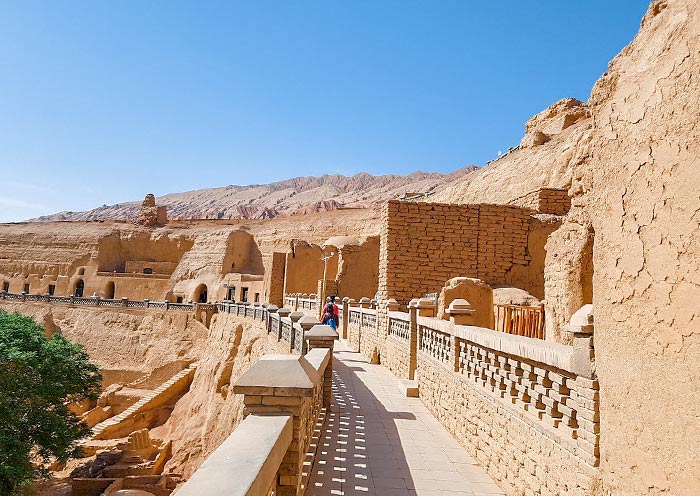 Bezeklik caves in Summer, Turpan