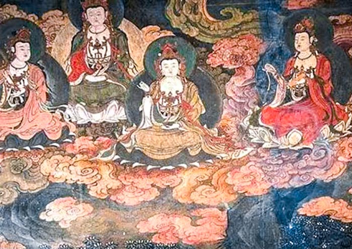 Bezeklik caves show Ancient Buddhist murals