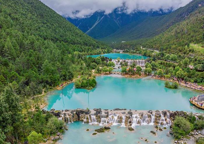 Blue Moon Valley known as Little Jiuzhaigou Valley