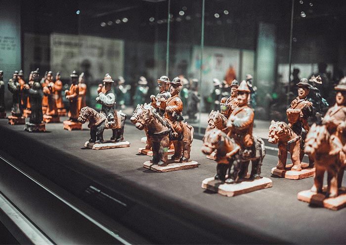 Artifacts in Chengdu Museum
