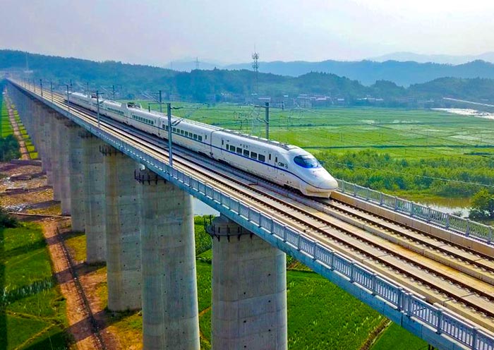 Chengdu to Jiuzhaigou High Speed Train