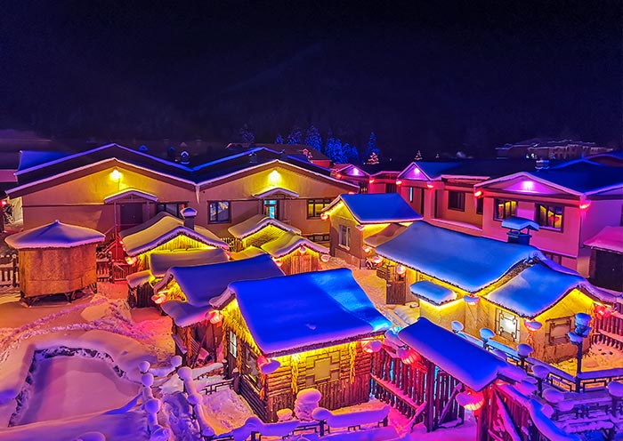 China Snow Town