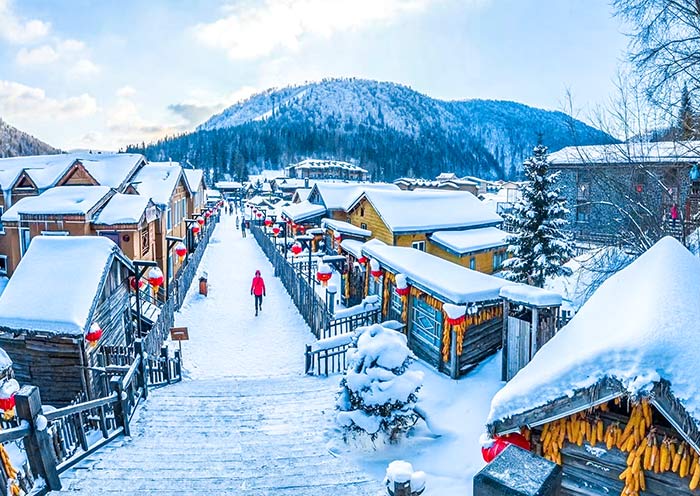 China Snow Town