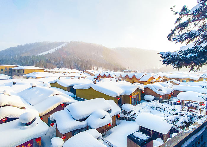 China Snow Town