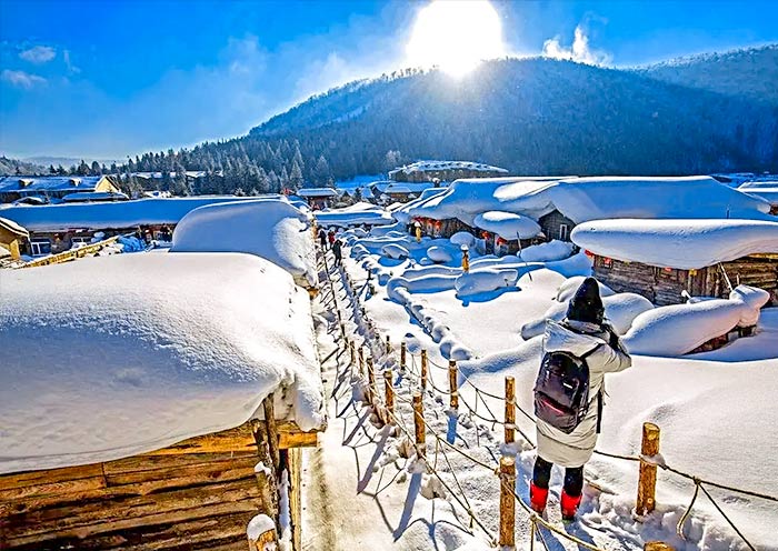 China Snow Town
