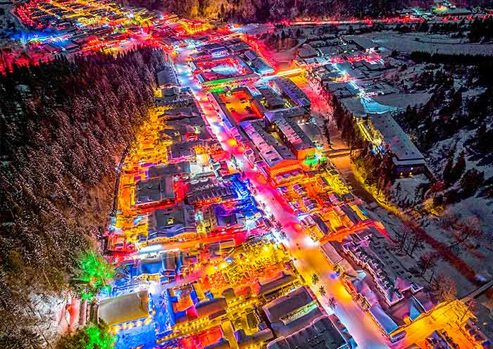 China Snow Town