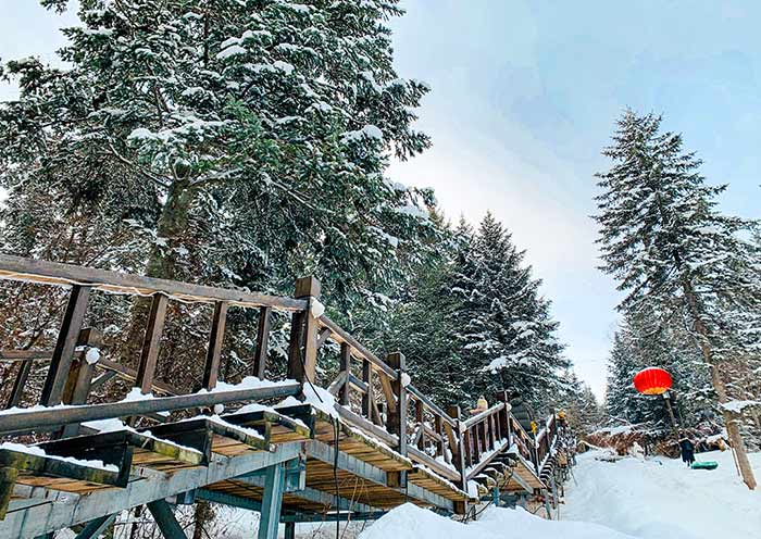 China Snow Town