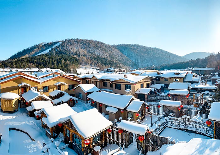 China Snow Town
