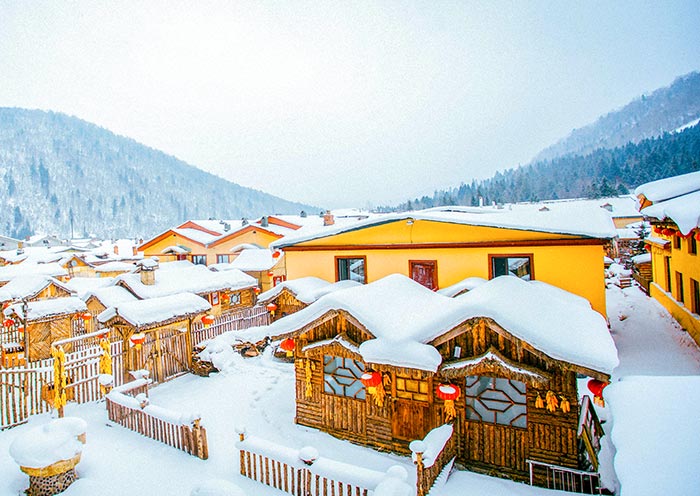 China Snow Town