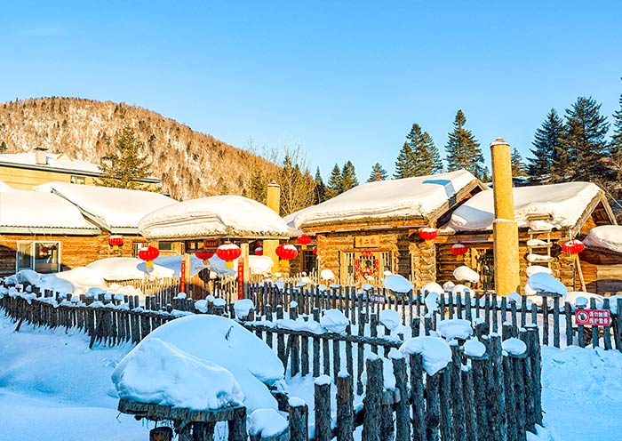 China Snow Town