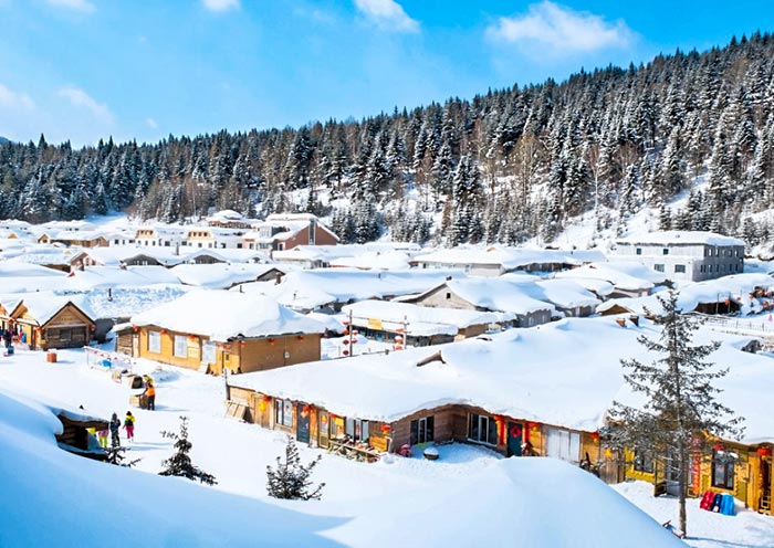 China Snow Town