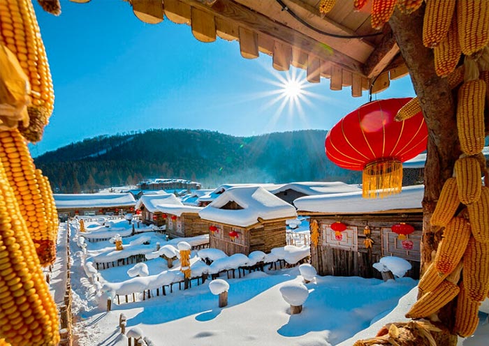 China Snow Town