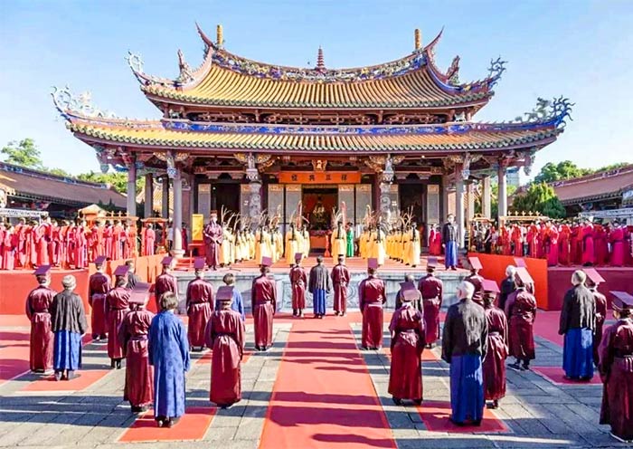 Witness the solemn Confucius Ceremony in Tainan's Confucius Temple