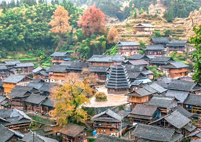 Dali Dong Village in Autumn